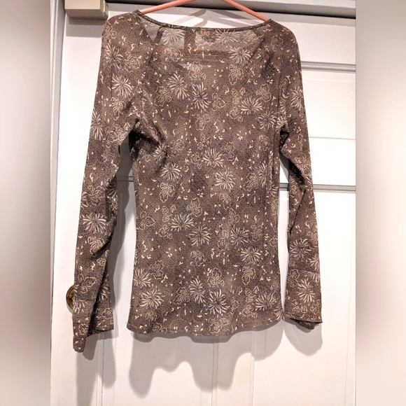 🌞J. Jill fireworks/floral rayon tunic top, size XS - Picture 2 of 10